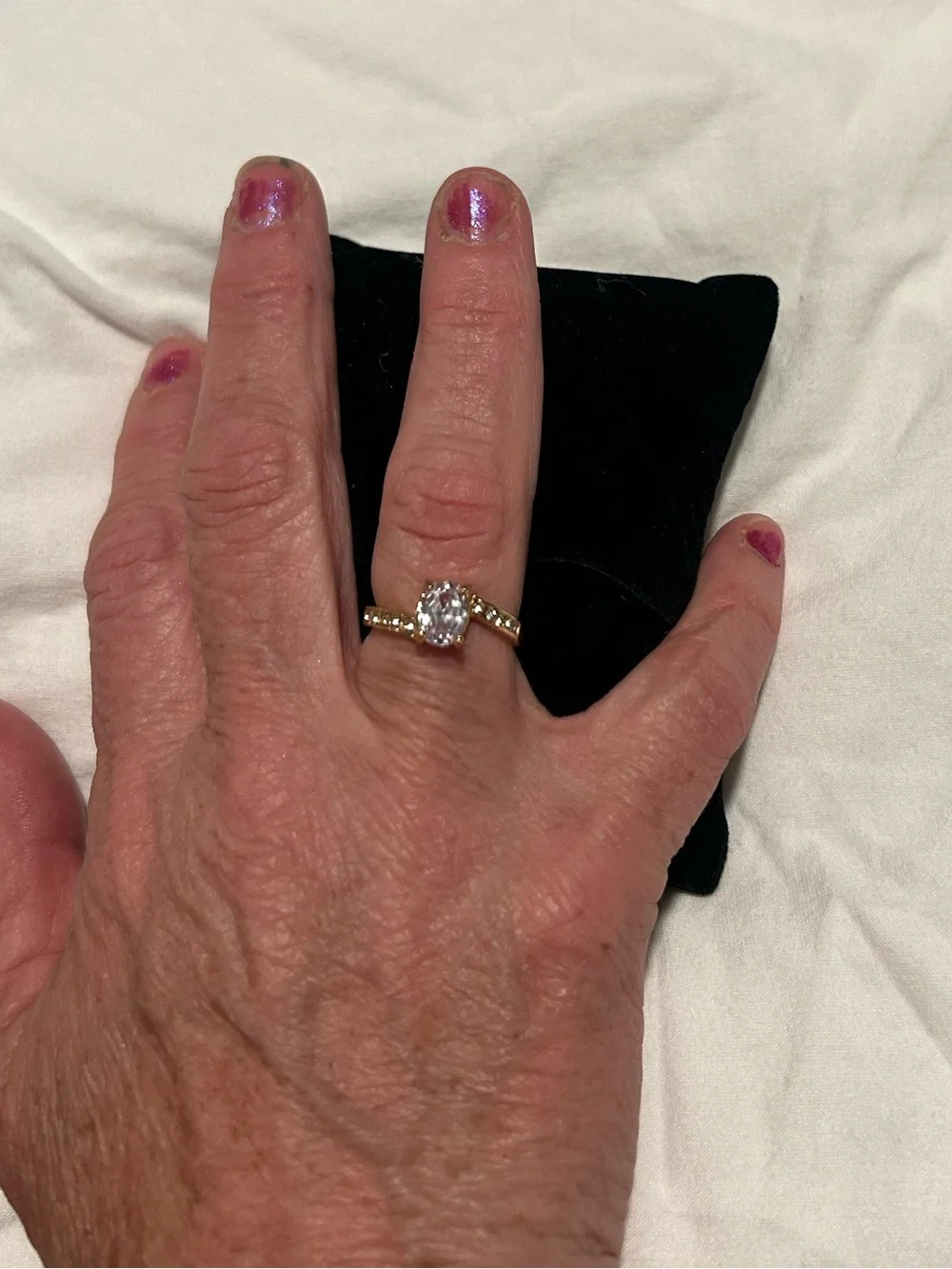 Gemstone ring size 8